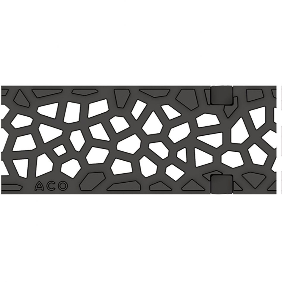 ACO Drain Multiline Seal in Designrost Voronoi V100, D 400 (40 to), schwarz beschichtet Image