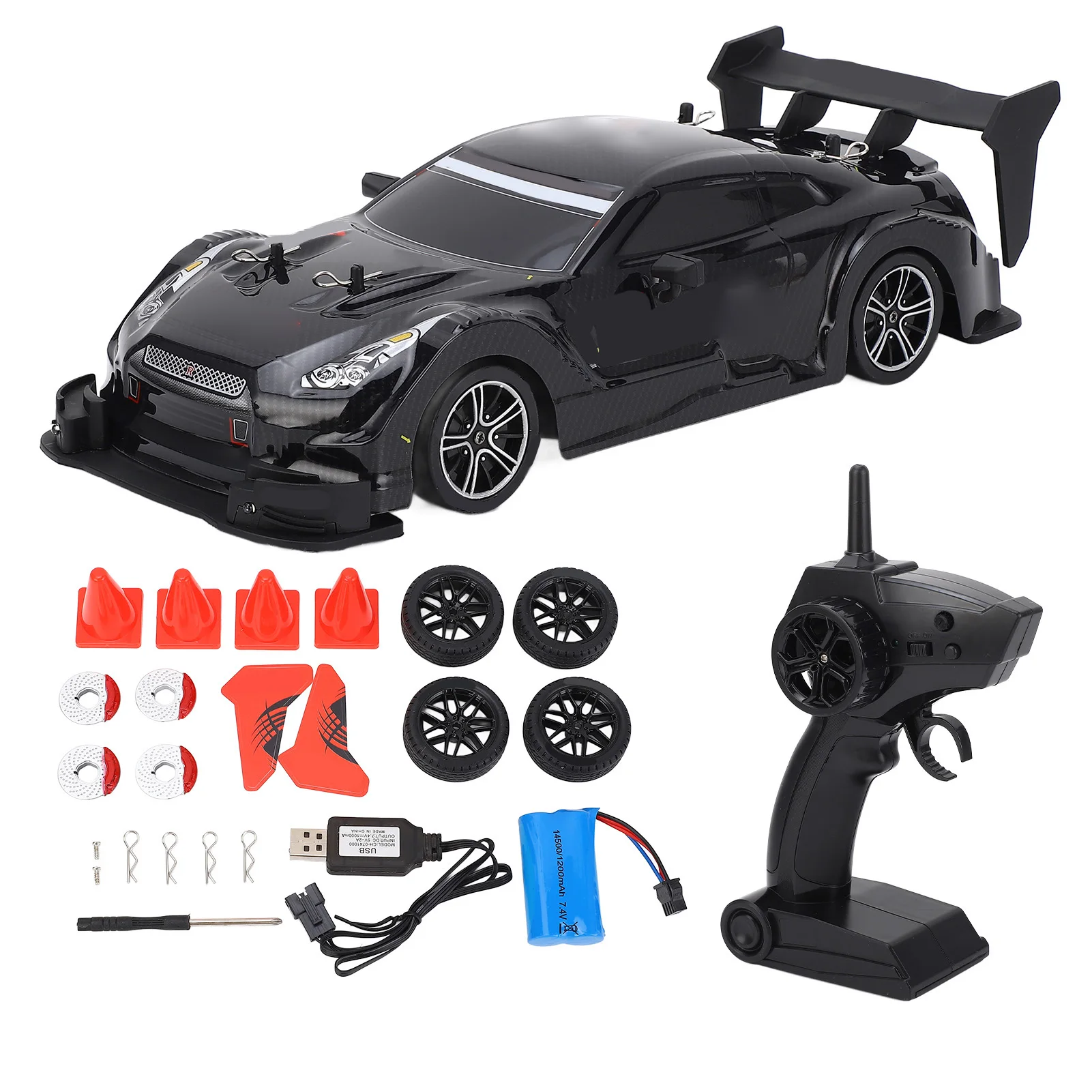 1/16 RC voiture dérive voiture télécommande dérive voiture 30 km/h haute vitesse 4WD 2.4GHz 1:16 RC voiture de course pour enfants RC voiture de course RC voiture
