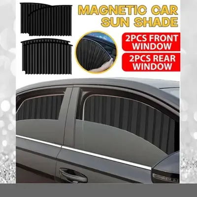 Car curtains, car privacy sunshades, sun protection side window cloth, car retractable sliding track car interior Accessories