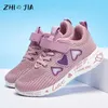 Sommer Mesh Atmungsaktive Casual Sneaker Mädchen Leichte Laufschuhe Studenten Rosa Flache Schuhe Niedliche Sport- und Freizeitschuhe