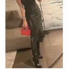 Schwarz Über Knie Hohe Leder Stiefel Dünne High Heel Spitz Mode Sexy 2025, Winter Große Größe Frau Schuhe Zapatillas Mujer