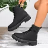 Damenschuhe Neuankömmling 2025, Stiefeletten, Plattformen für Damen, elegante Absätze, Turnschuhe, Gothic, schwarze Schuhe, Damen-Booties im Angebot