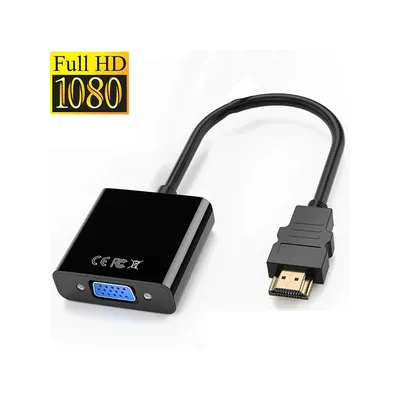 1080P VGA Adapter HDMI Zu VGA Kabel Konverter HDMI-Kompatibel Zu VGA Adapter Für PC Laptops TV boxen Zu Projektor Displayer HDTV
