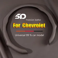 For Chevrolet Car Steering Wheel Cover NAPPA Leather Fit Cruze Captiva Lacetti Aveo Niva Spark Sonic Trax Camaro Automotive Part