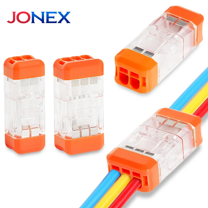 10 STÜCKE Schneller Elektrischer Drahtverbinder Klemmenblock für Home LED-Lichtleiterkabel Schnelle Verbindung Splice Kompaktstecker Image