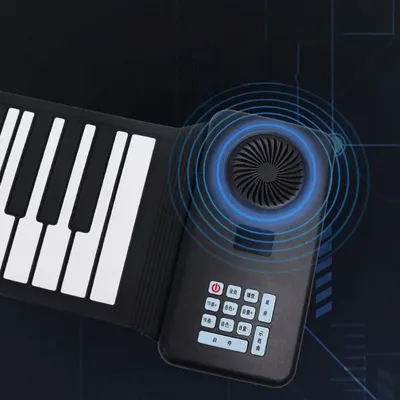 31KC Faltbares tragbares elektronisches Klavier 88 Taste up Piano Silicon -Tastatur