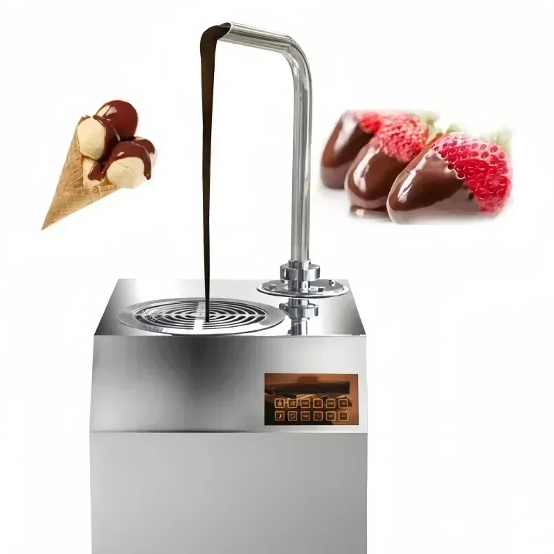 Automatischer Schokoladenspender, Temperiermaschine/Schokoladenspender, Wasserhahn/Spender für heiße Schokolade Image
