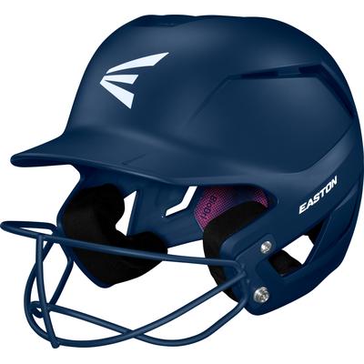 Easton Z50 Matte Softball Batting Helmet with Softball Mask Navy