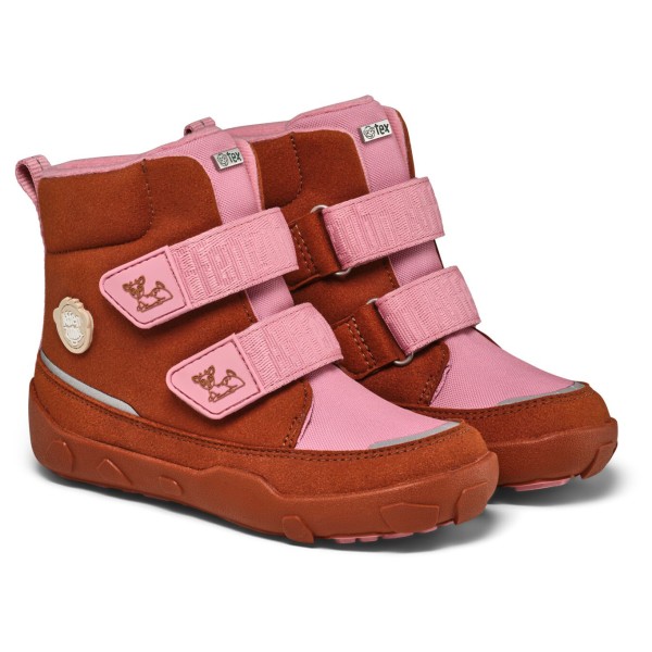 Affenzahn - Kid's Mid Boot Chamude Comfy - Winterschuhe 23 | EU 23 rot/rosa