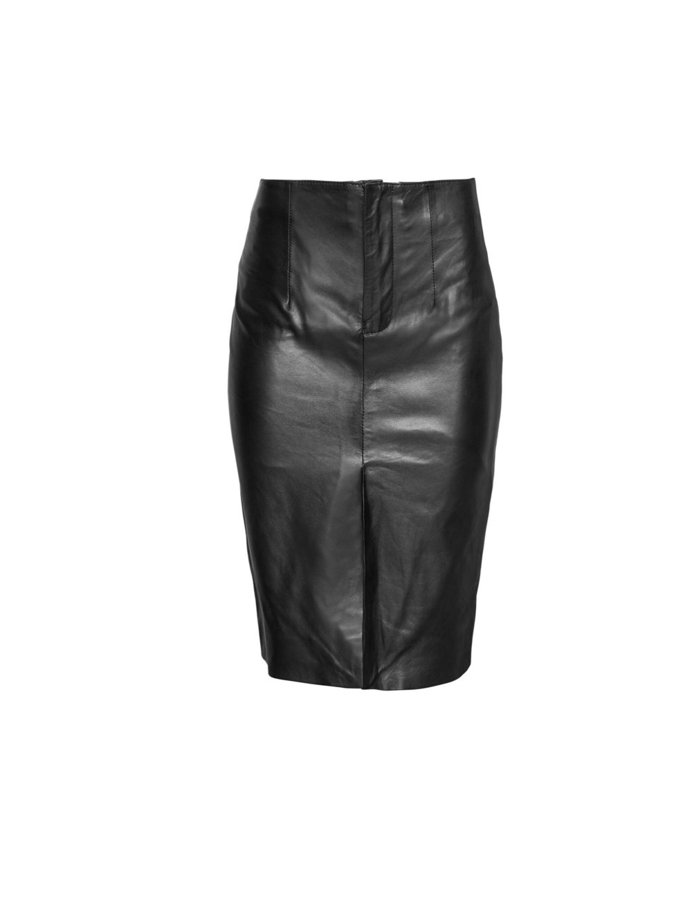 Bugatti Lederrock Damen schwarz, 48
