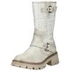 Stiefel MUSTANG SHOES "Mustang Shoes Stiefel Lederimitat/Textil", Damen, Gr. 36, weiß (ivory), Lederimitat, Textil, casual, Schuhe