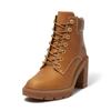 Schnürstiefelette TIMBERLAND "ALLINGTON HEIGHTSMID LACE UP BOOT", Gr. 39, braun (wheat full grain), Leder, sportlich, Schuhe, Winterschuhe, Winterstiefel, Schnürboots, Winterboots