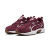Sneaker PUMA "Milenio Tech Sneakers Erwachsene", Gr. 44, team regal rot silber ruby shimmer metallic, Obermaterial: Textil, Kuhleder, Synthetik; Futter: Textil; Innensohle: Textil; Laufsohle: Gummi, Schuhe
