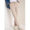 Stoffhose CECIL "Style Tracey", Damen, Gr. M (40), Länge 28, light sandalwood beige, Web, Obermaterial: 82% Polyester, 18% Elasthan. Futter: 100% Polyester, unifarben, casual, bequem lang, Hosen, mit Gallonstreifen und elastischem Bund mit Tunnelzug