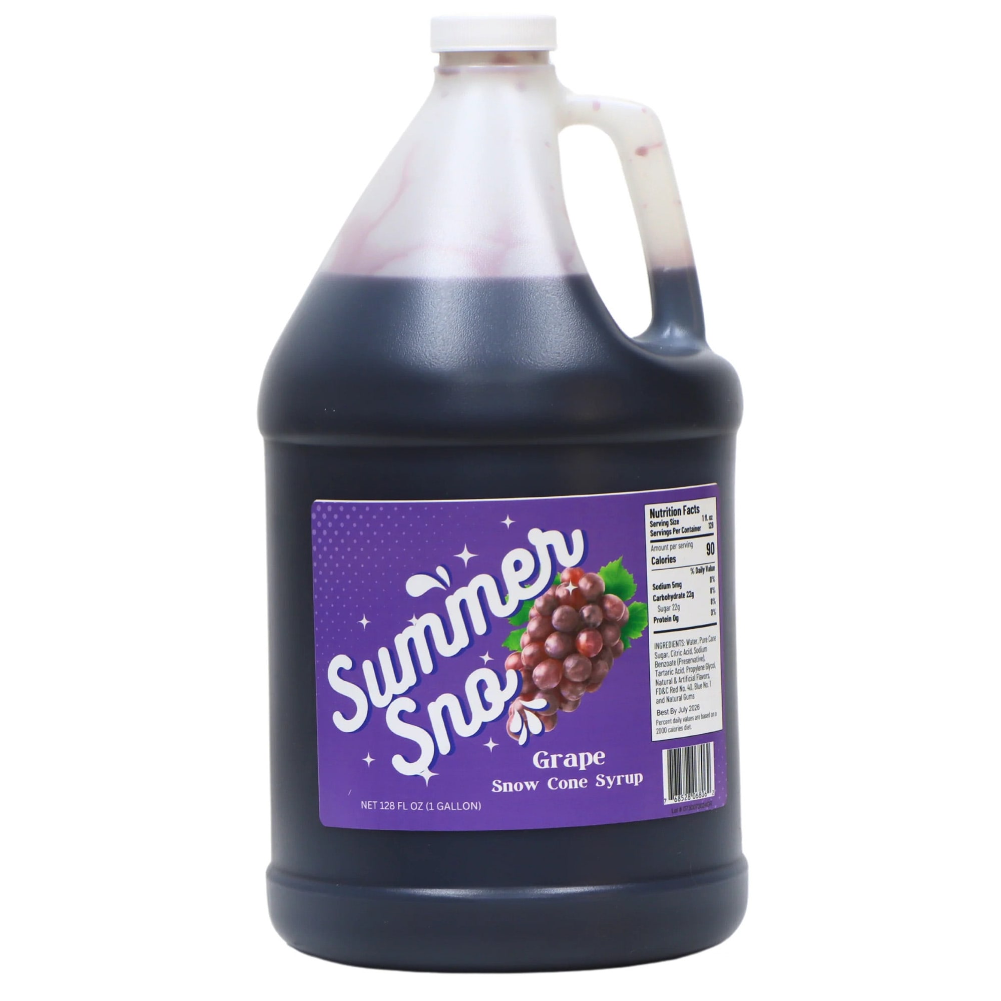 Paragon 6806 1 gal Summer Sno Grape Snow Cone Syrup