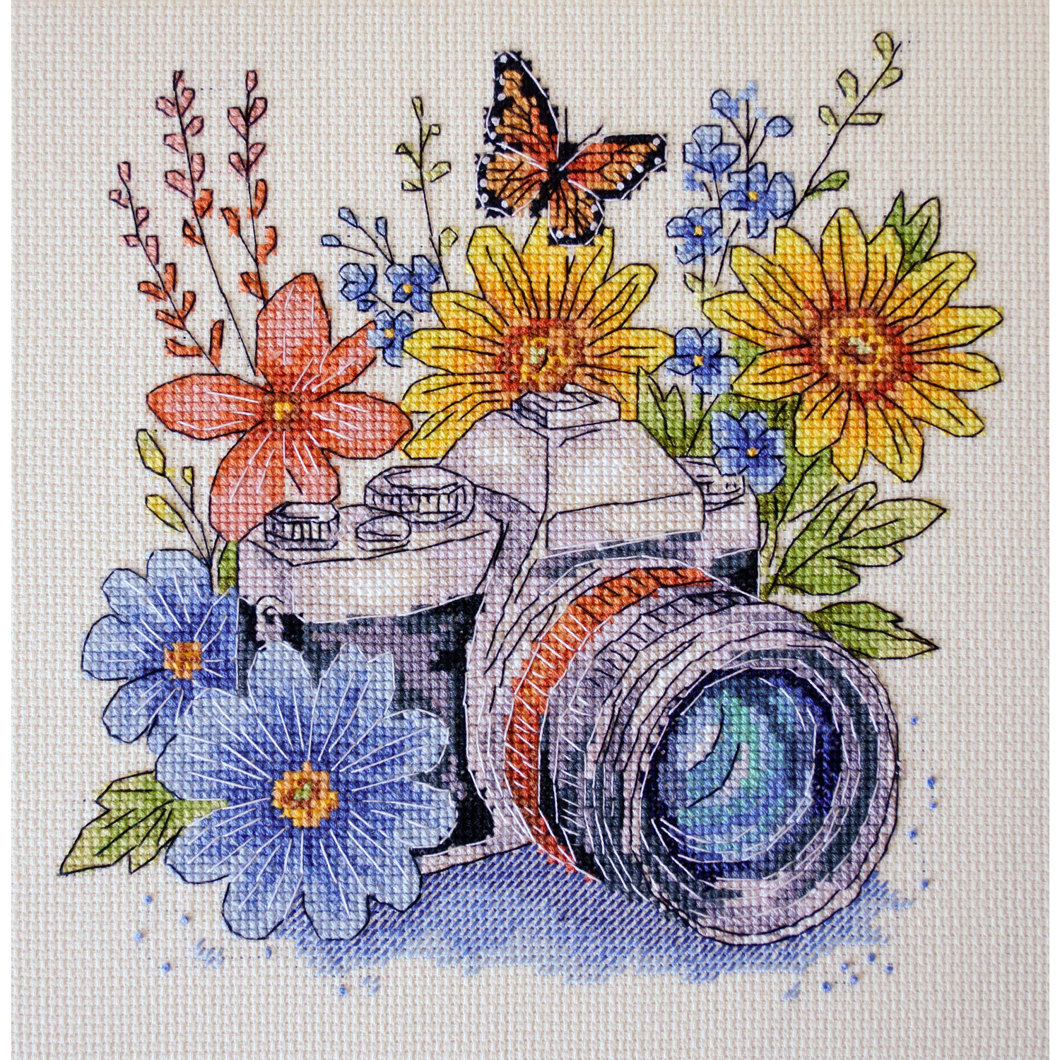 Stickbild Urlaubs-Foto, 20 x 20 cm