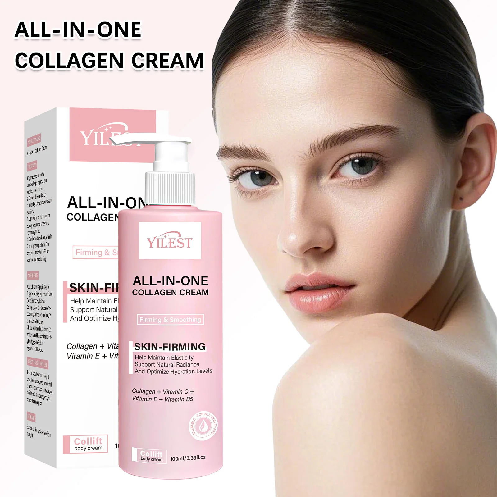 Collagène lait blanchissant visage crème pour le corps crème blanchissante blanchiment de la peau Lotion hydratante pour le corps crème éclaircissante pour la peau soin du corps