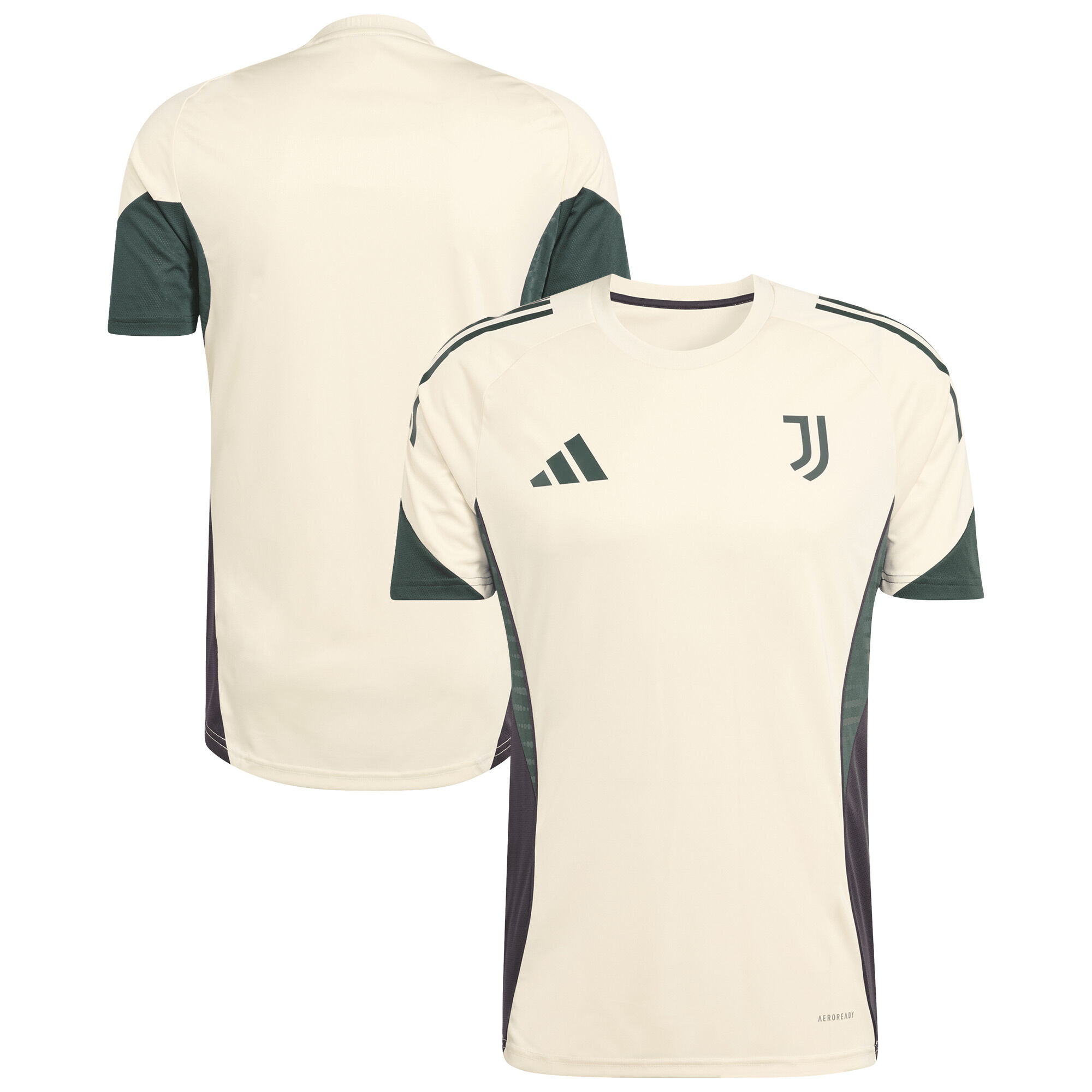 Juventus adidas Europäische Trainingstrikot - Creme Image