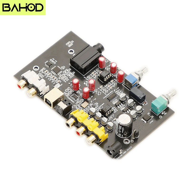 BAHOD ES9038Q2M carte décodeur DAC carte décodeur USB coaxiale à Fiber optique JRC5532