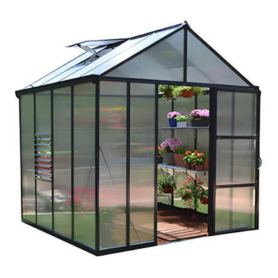 Palram-Canopia Glory 8' x 8' Greenhouse Kit (Grey)