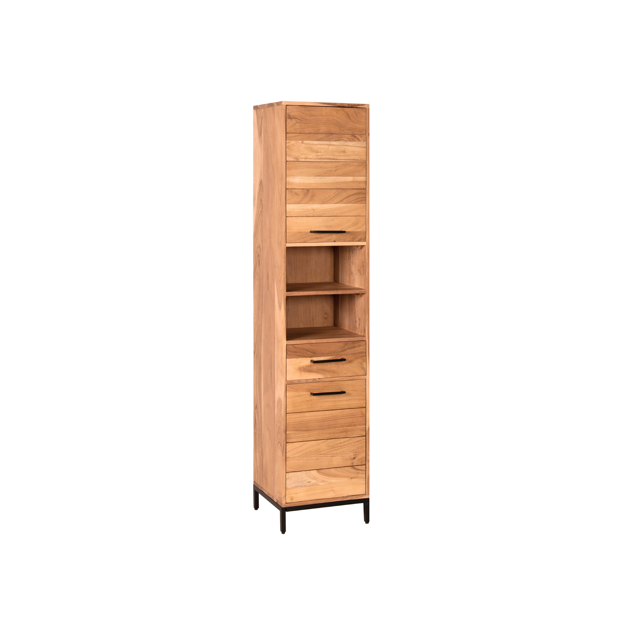 die Faktorei »Urban Spa« Bad-Hochschrank 40x180x35 cm / Akazie massiv
