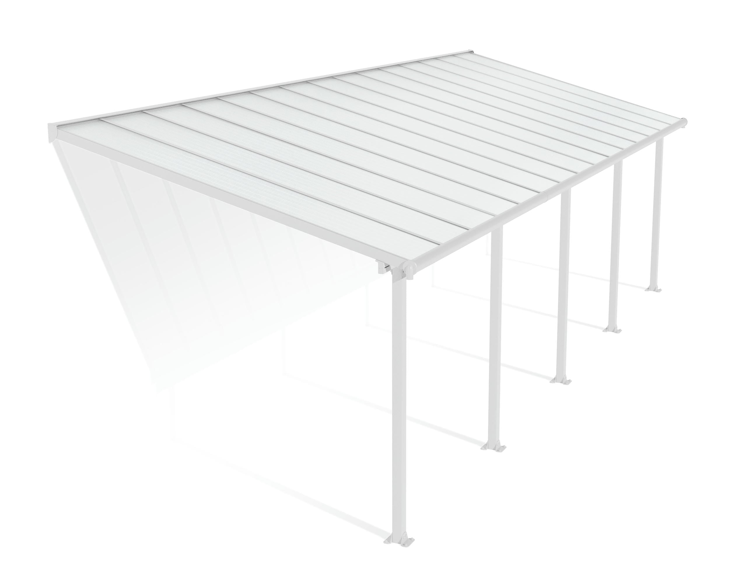 Palram-Canopia Olympia 10 X 30 Patio Cover (White)
