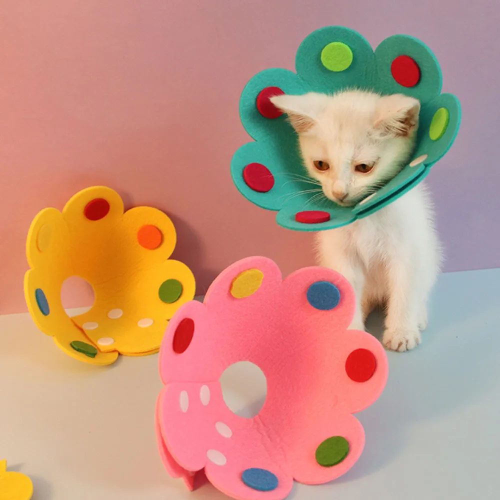 Anti-Bite Anti-Lick Pet Neck Cone: Schutzhalsband für Hunde und Katzen, bissfestes Haustierschutz-Nackenband Image