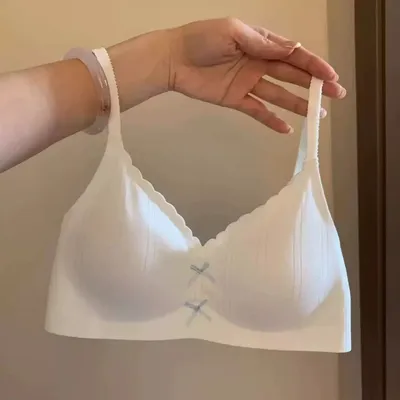 Women's Sexy Gathered Sports Bra Breathable Thin Backless Underwear No Steel Rings Comfortable Supportive Sports Bra for Women