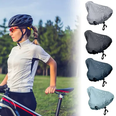 Bike Seat Cover Waterproof Bicycle Seat Cover for Men Bike Seat Rain Cover with Drawstring Bicycle Seat Cover Bicycle Saddle