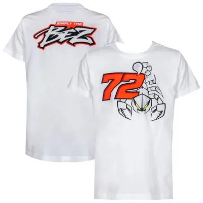 Summer Motorcycle T-Shirt, Daily Outdoor Sports Neutral T-Shirt, Breathable Quick Dry, Adult Fashion T-Shirt Marco Bezzecchi
