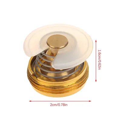 1Pc 2025 New M18 Gas Water Heater Brass Control Valve Cap Cover Accessories Linkage Valve Regulator Core
