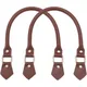 2 pezzi manici per borse in pelle di vacchetta 46,5 cm/18 pollici cinghie per borse manici per borse tracolla per borse in pelle di ricambio