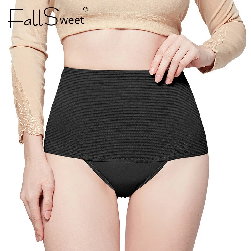 FallSweet Frauen Hohe Taille Bauch-steuer Shapewear Nahtlose Höschen Abnehmen Kompression Briefs Butt Lifter Unterwäsche Dessous Image