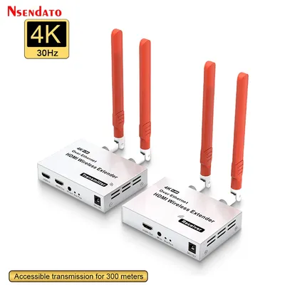 5,8 G HDMI Wireless Extender Kit 4K 1080P 300 m 1 TX-4 RX HDMI Wireless Video Sender Empfänger mit IR HDMI Loop-Out für TV PC