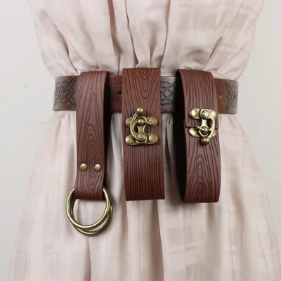 Medieval skirt hiking belt accessory Renaissance Belt suitable for Halloween role-playing Renaissance holiday LARP Accessory
