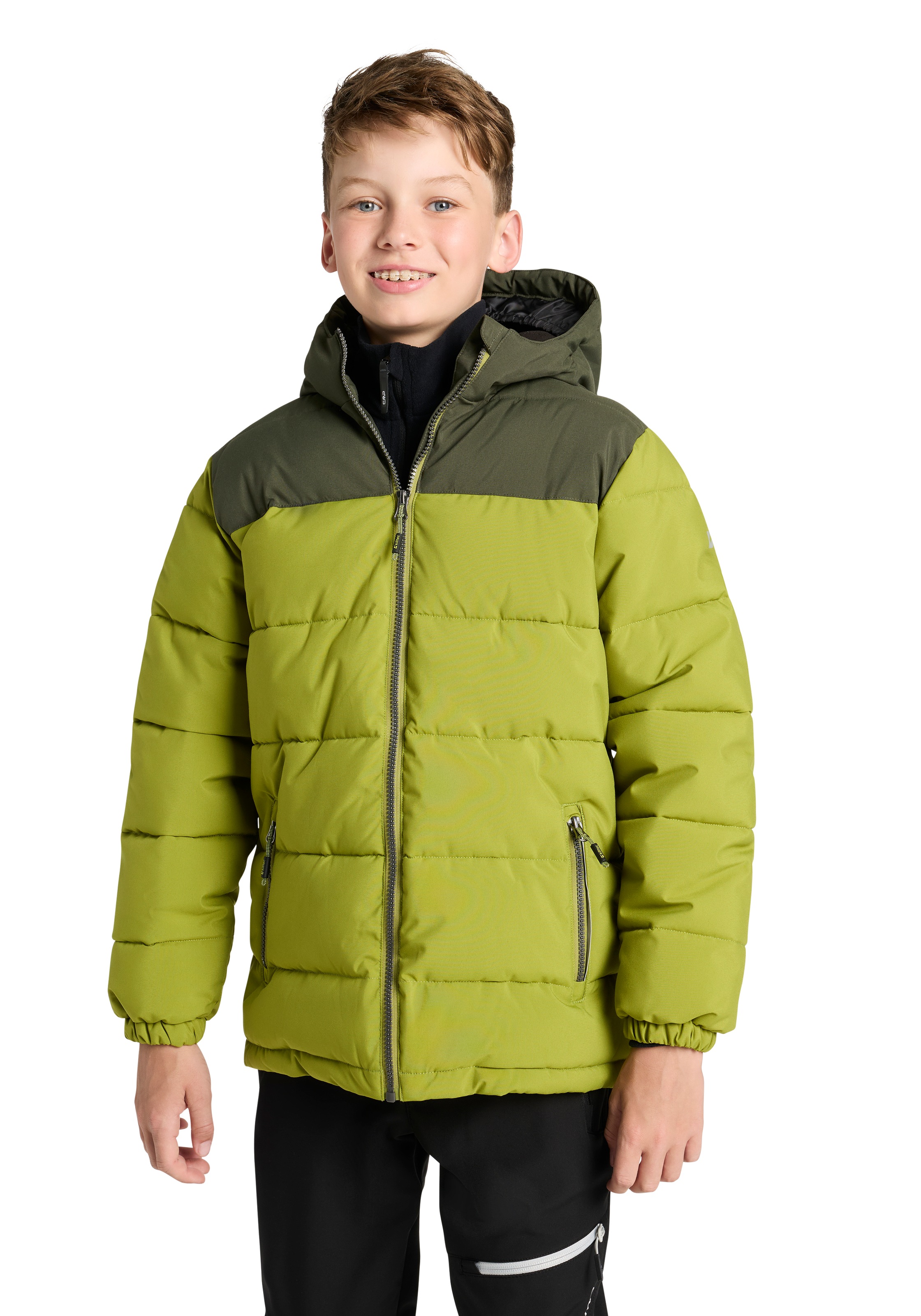 Winterjacke KILLTEC "KW 1 BYS JCKT OT", Kinder, Gr. 140, grün, Obermaterial: 100% Polyester. Futter: 100% Polyester. Wattierung: 100% Polyester, Jacken, Winddicht & Wasserabweisend & Atmungsaktiv & für Kinder Image