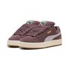 Sneaker PUMA "SUEDE XL", Gr. 47, raisin, warm weiß, Leder, mehrfarbig, sportlich, Schuhe