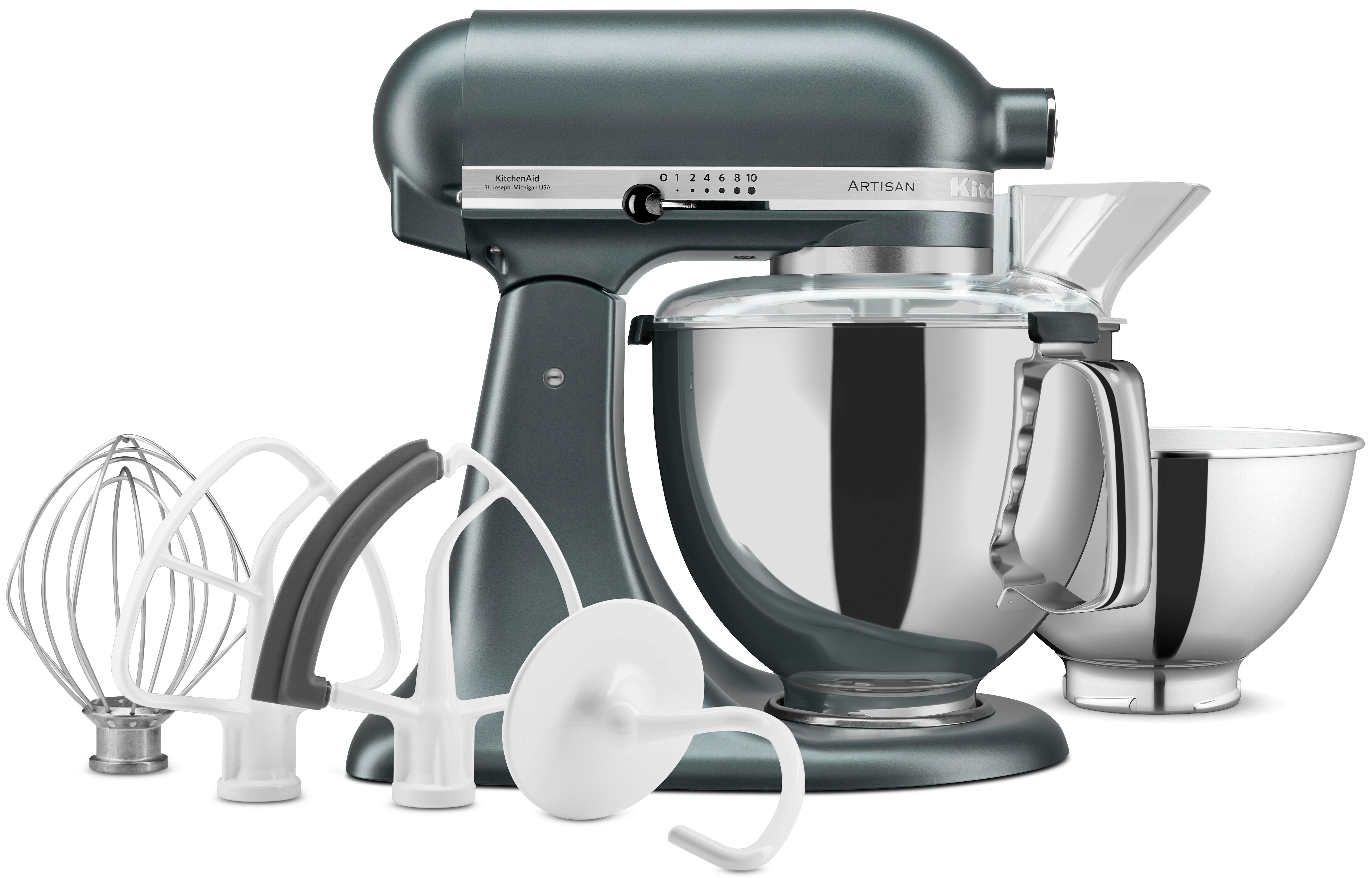 KITCHENAID Küchenmaschine "5KSM175PSE", juniper, B:24cm H:36cm T:37cm, Küchenmaschinen, mit Zubehör im Wert von ca. 112,-€ UVP Image