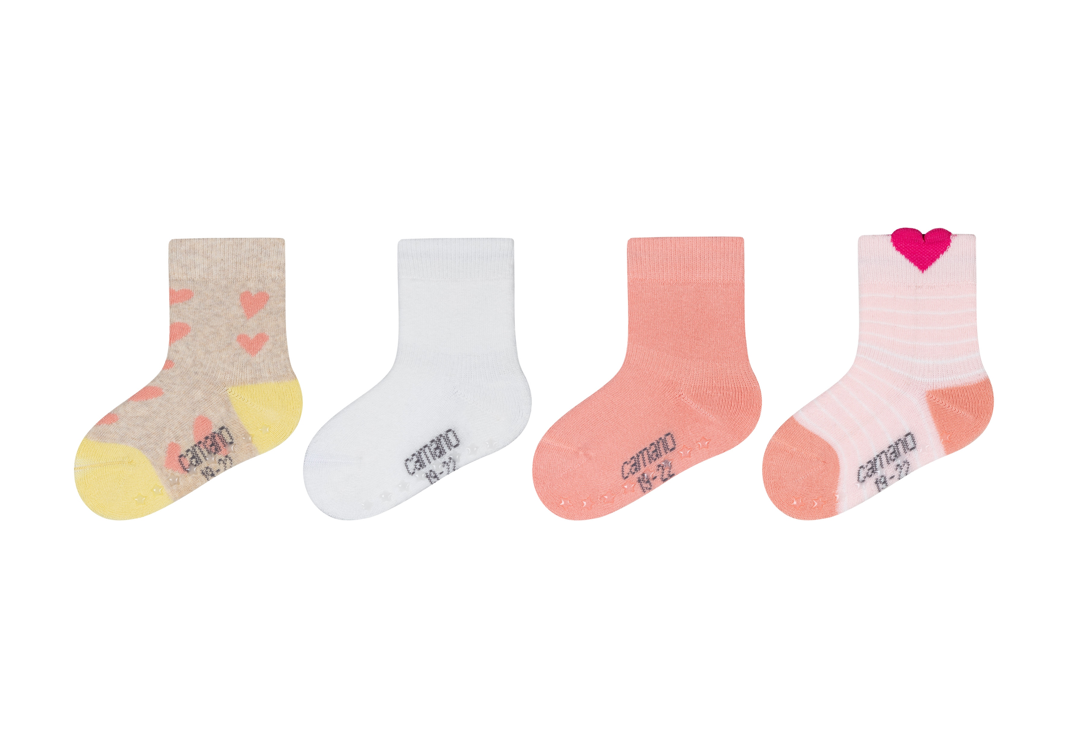 Socken CAMANO "ca-soft", Kinder, Gr. 23 (26), pink (pink dogwood), Baumwollmischung, unifarben, Socken, mit elastischem Bund Image