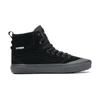 Sneaker VANS "ASHWOOD HI DECON", Gr. 42, schwarz (schwarz, schwarz), Leder, Textil, Synthetik, sportlich, Schuhe