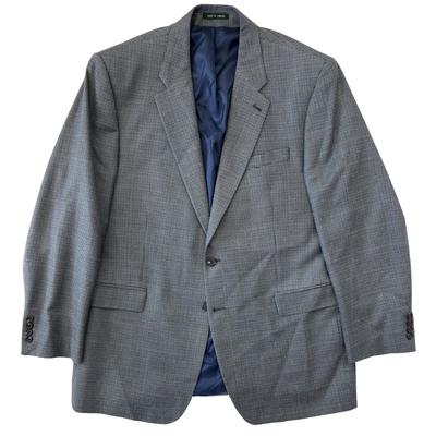 Ralph Lauren Suits & Blazers | Charcoal Houndstooth Ralph Lauren Wool Silk Blazer Jacket Sport Suit Coat 46 L | Color: Gray | Size: 46r