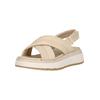 Sandale CLARKS "Tuscan", Damen, Gr. 37,5, weiß, Leder, Schuhe, mit besonders flexibler und leichter Sohle