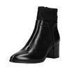 Stiefelette REGARDE LE CIEL "Regarde Le Ciel Stiefelette Leder", Damen, Gr. 41, schwarz, Leder, casual, Schuhe