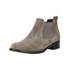 Stiefelette GABOR "Gabor Stiefelette Veloursleder/Textil", Damen, Gr. 39, braun (braun, grau), Veloursleder, Textil, casual, Schuhe