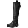 Stiefel GABOR COMFORT "Gabor Comfort Stiefel Glattleder", Damen, Gr. 40, schwarz, Glattleder, casual, Schuhe
