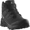 Winterstiefel SALOMON "CROSSTRAK WP", Damen, Gr. 46, schwarz, schwarz, asphalt, Synthetik, Textil, sportlich, Schuhe, wasserdicht