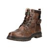 Schnürstiefelette TOM TAILOR "Tom Tailor Stiefelette Lederimitat", Herren, Gr. 40, braun, Lederimitat, casual, Schuhe