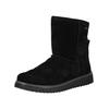 Stiefelette LEGERO "Legero Stiefelette Veloursleder", Damen, Gr. 41,5, schwarz, Veloursleder, casual, Schuhe