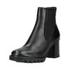 High-Heel-Stiefelette TAMARIS "Tamaris Stiefelette Leder/Synthetik", Damen, Gr. 38, schwarz, Leder, Synthetik, casual, Schuhe