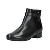 Stiefelette GABOR COMFORT "Gabor Comfort Stiefelette Nappaleder", Damen, Gr. 38,5, schwarz, Nappaleder, casual, Schuhe